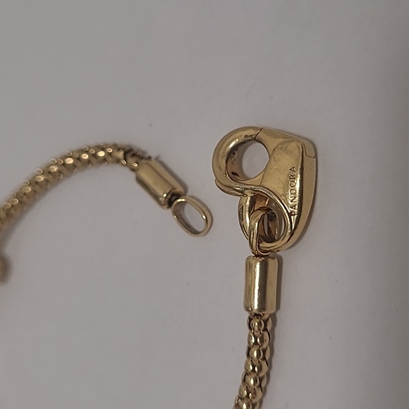 Pandora studded moments bracelet and 2 studded charms - Picture 1 of 5